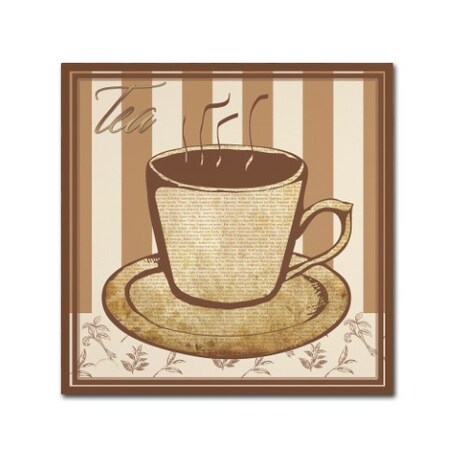 Trademark Fine Art Masters Fine Art 'Tea' Canvas Art, 18x18 MA00900-C1818GG
